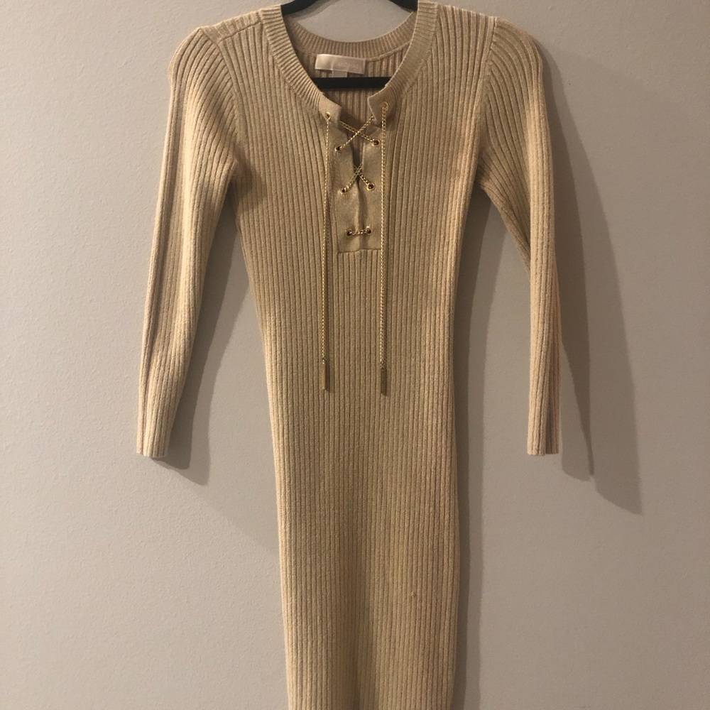 Michael Kors sweater dress with hardware